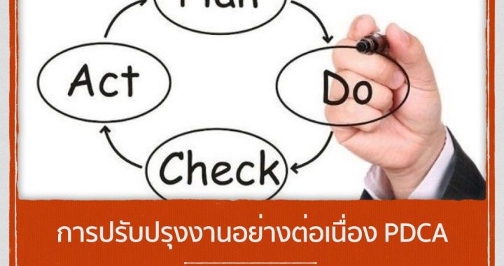 การปรับปรุงงานอย่างต่อเนื่อง PDCA