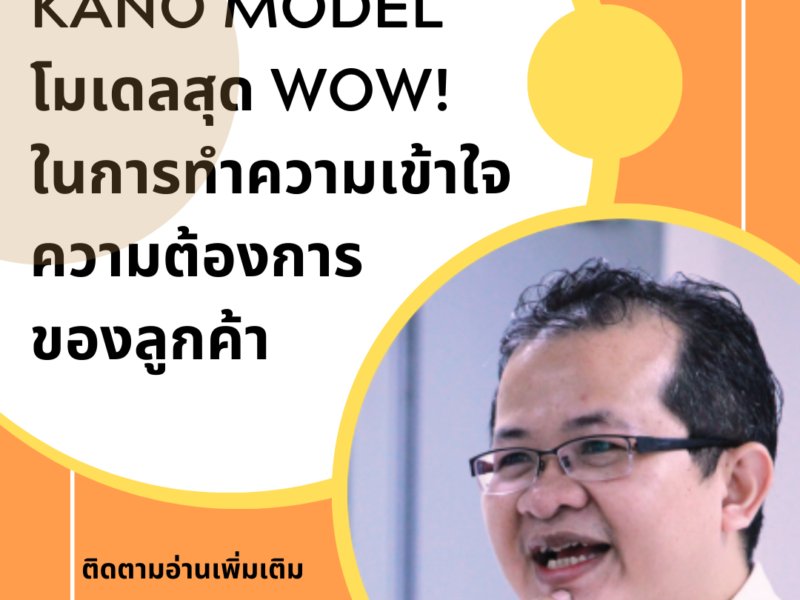 หน้าปกบทความ Kano Model